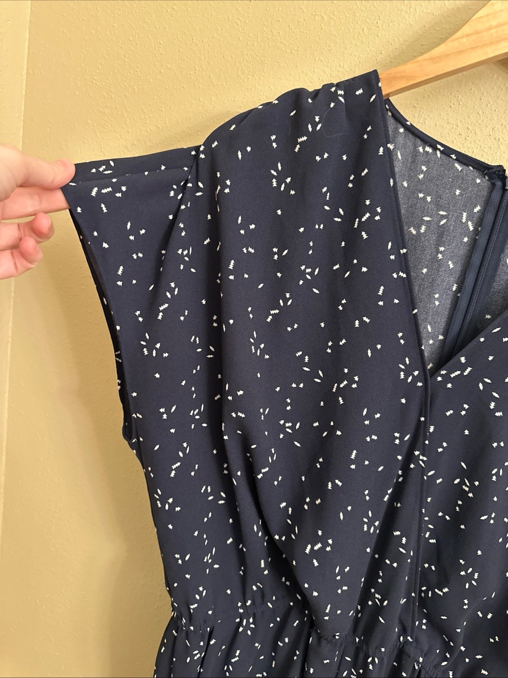 Halogen Jumpsuit Romper One Piece Size XL Blue Office Summer *Read* - Picture 3 of 6
